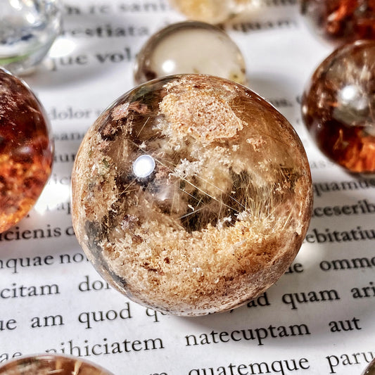 1PC 1-3cm Random Garden Sphere Natural Crystal Sphere,Natural Crystal Decoration,Gemstone Jewelry,Glitter
