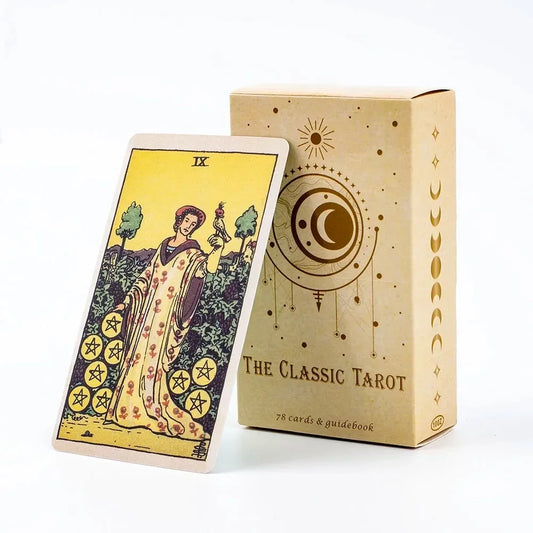 The Classic Tarot Cards Deck 78Pcs For Beginners, Meditation Divination and Party Game Tarot Cards